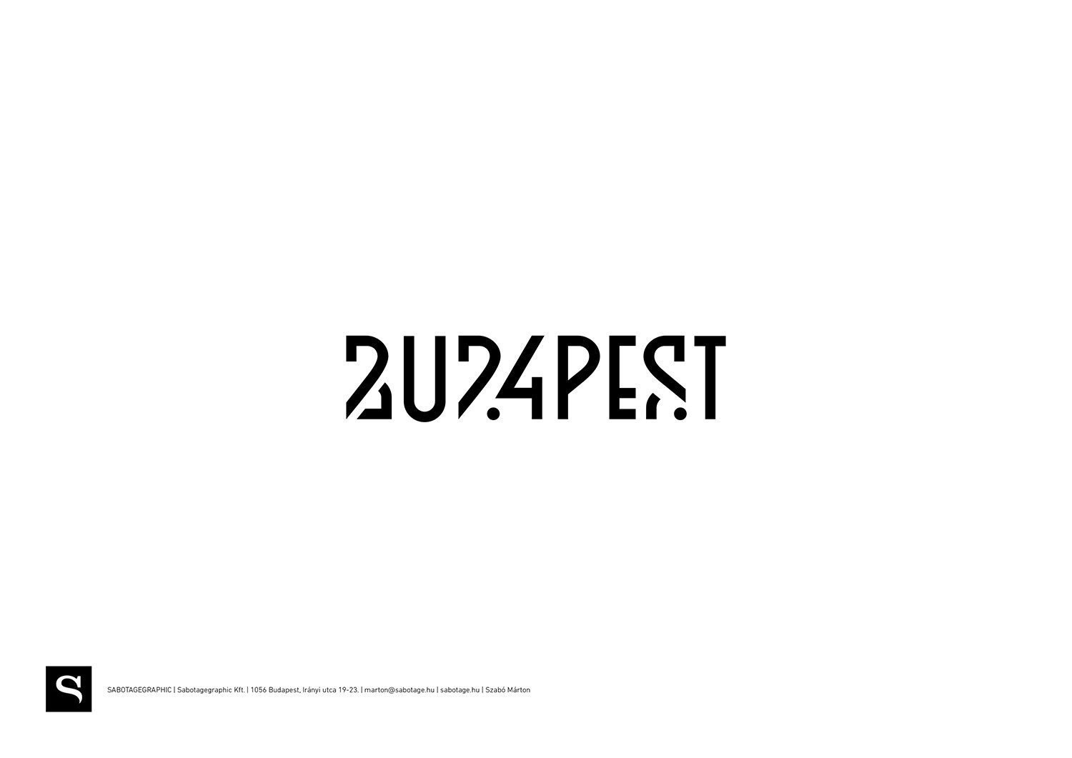 Budapest 2024 Candidate City log&oacute;p&aacute;ly&aacute;zat - 1 by sabotagegraphic