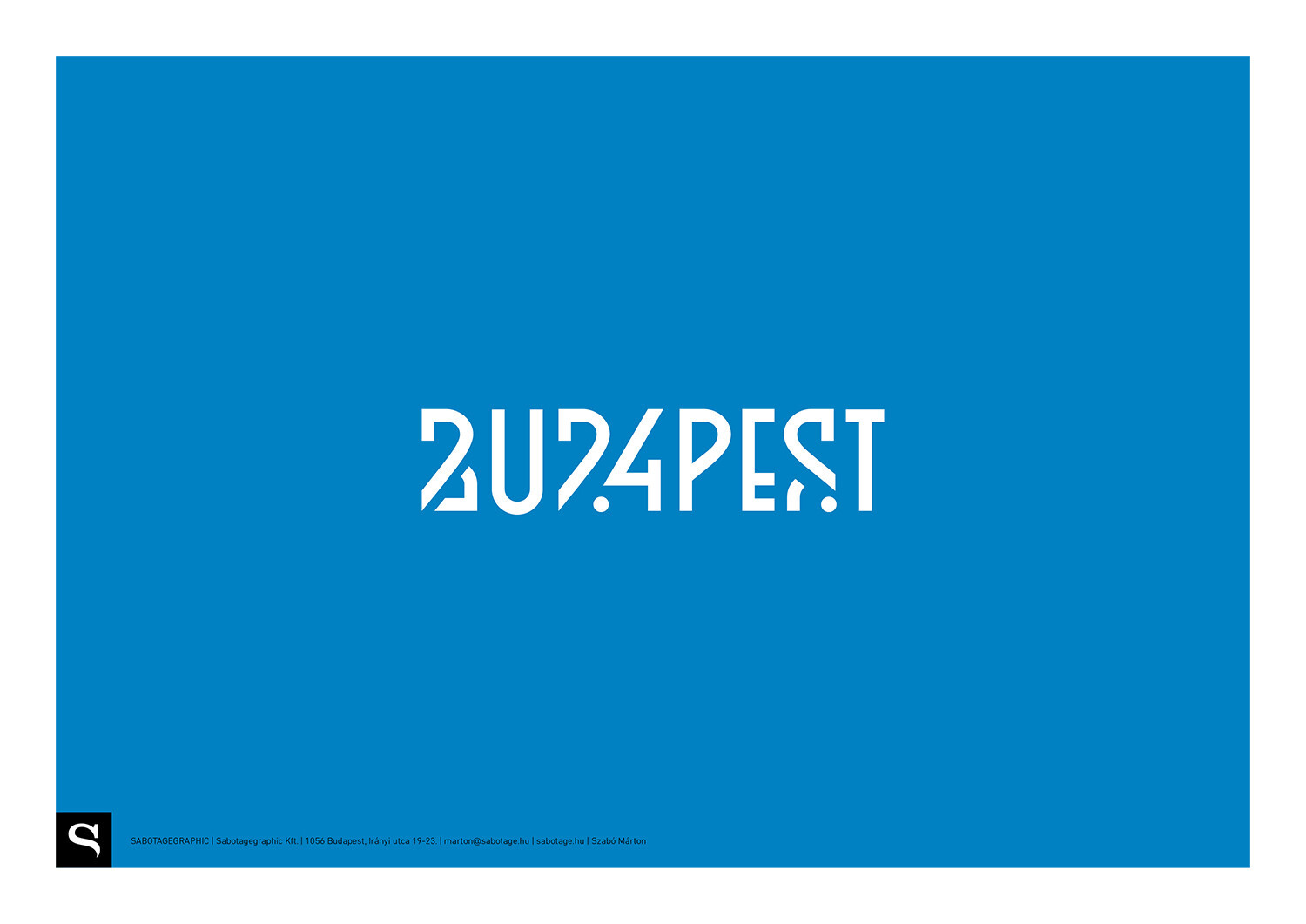 Budapest 2024 Candidate City log&oacute;p&aacute;ly&aacute;zat - 1 by sabotagegraphic