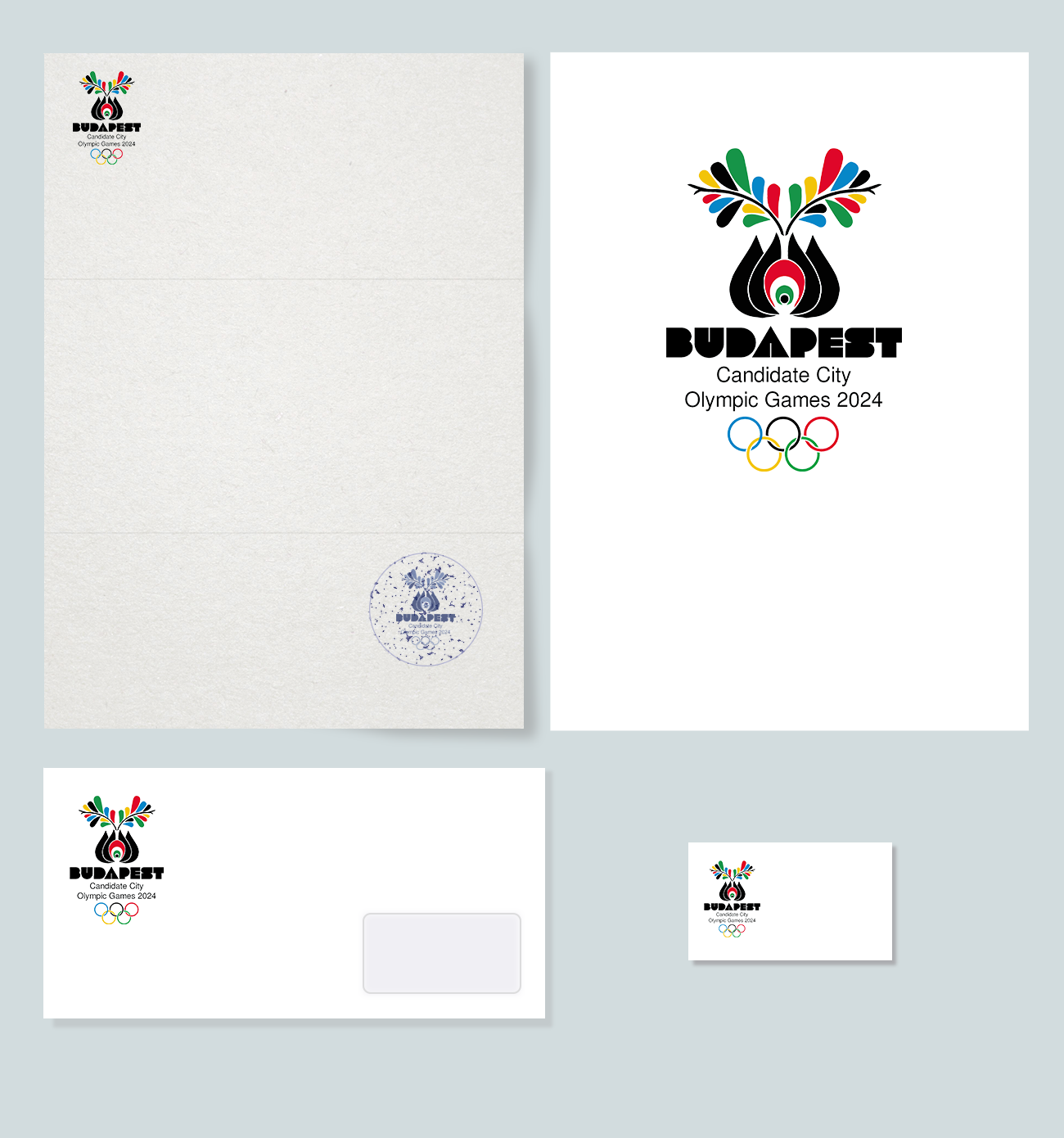 Olimpia log&oacute;terv Budapest 2024 - 1 by Kiss Norbert
