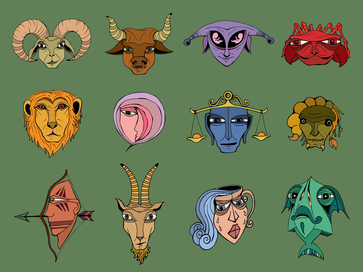 ZODIAC | csillagjegyek - 1 by Burj&aacute;n Zsolt