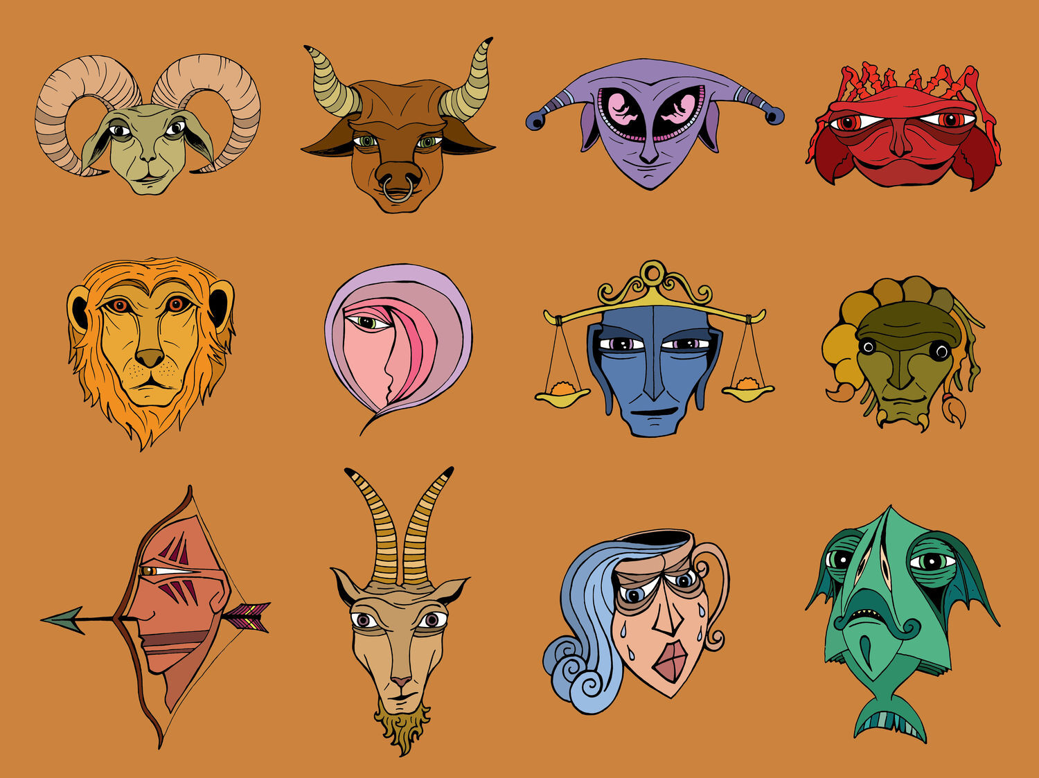ZODIAC | csillagjegyek - 1 by Burj&aacute;n Zsolt