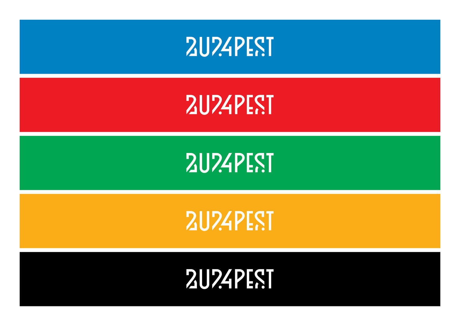 2024 Budapest Olimpic Games Candidate City log&oacute;p&aacute;ly&aacute;zat - 1 by sabotagegraphic