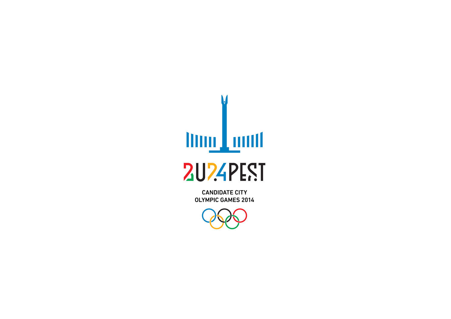 2024 Budapest Olimpic Games Candidate City log&oacute;p&aacute;ly&aacute;zat - 1 by sabotagegraphic