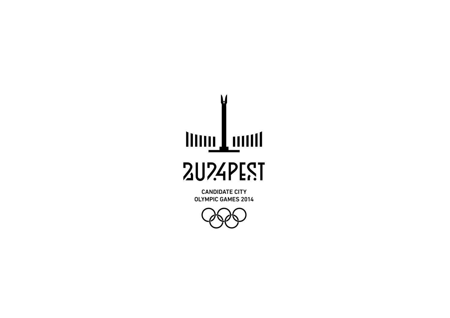 2024 Budapest Olimpic Games Candidate City log&oacute;p&aacute;ly&aacute;zat - 1 by sabotagegraphic