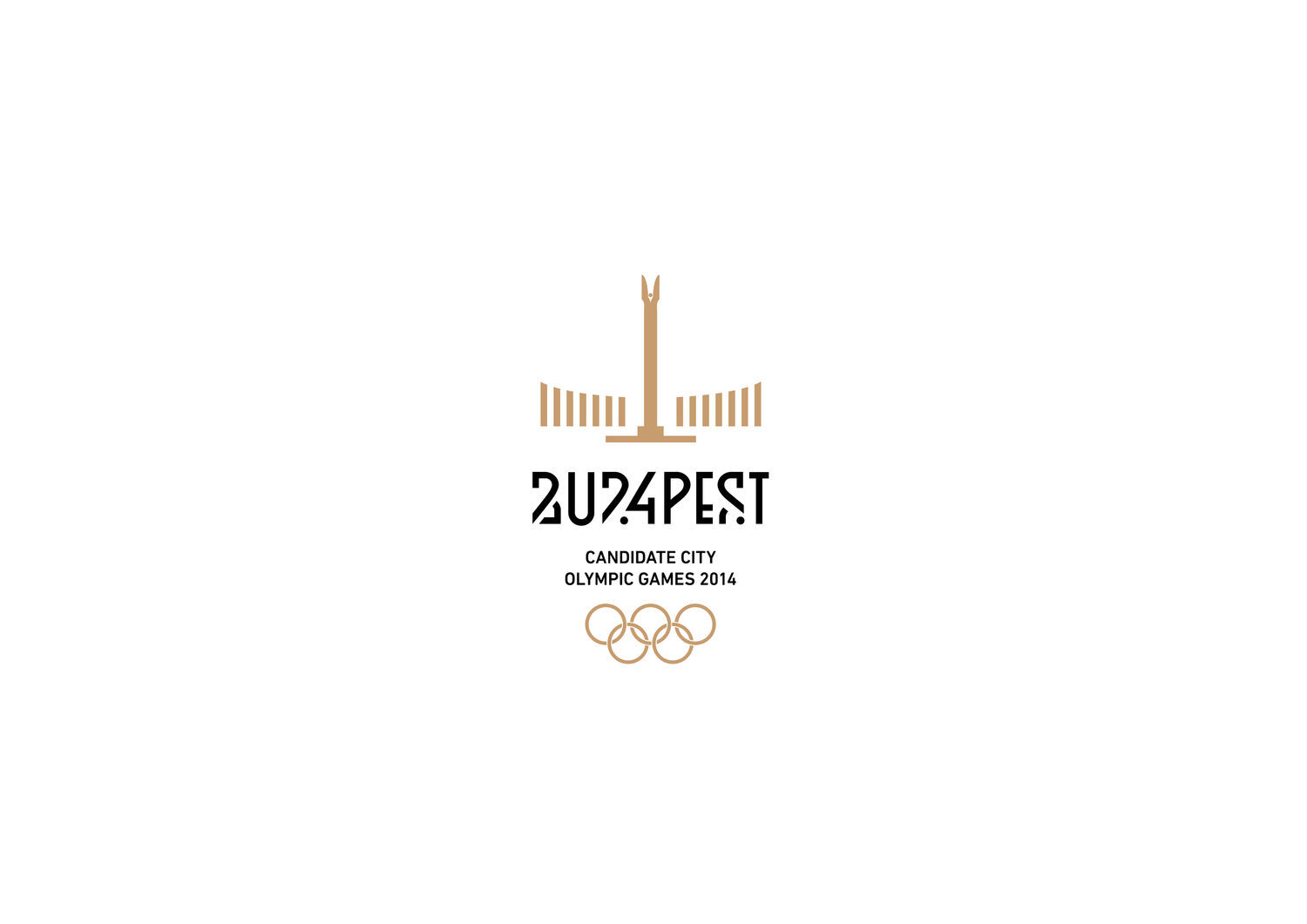 2024 Budapest Olimpic Games Candidate City log&oacute;p&aacute;ly&aacute;zat - 1 by sabotagegraphic