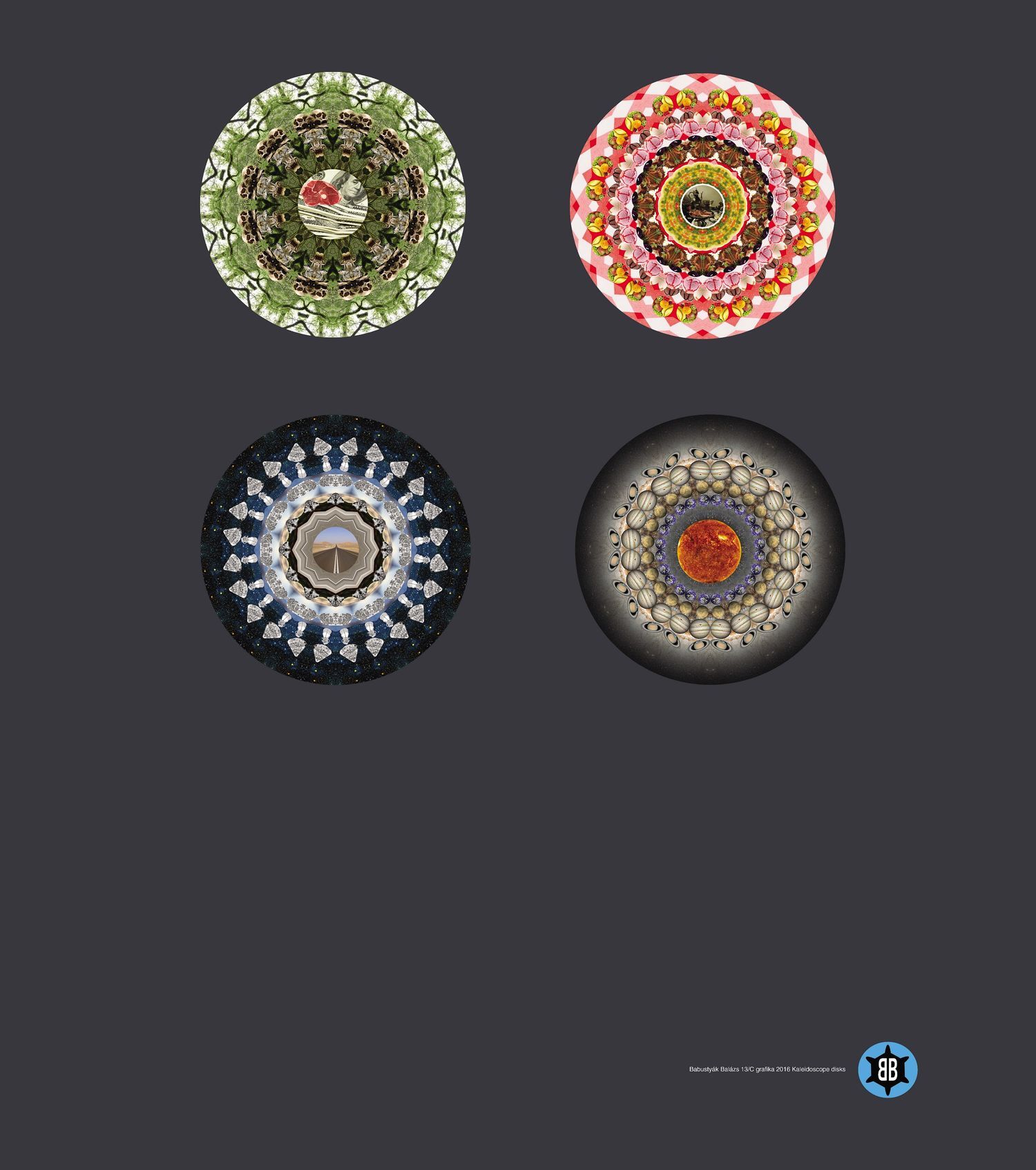 K&ouml;z&eacute;ppontos kaleidoszk&oacute;p korongok  - 1 by Babusty&aacute;k  Bal&aacute;zs 