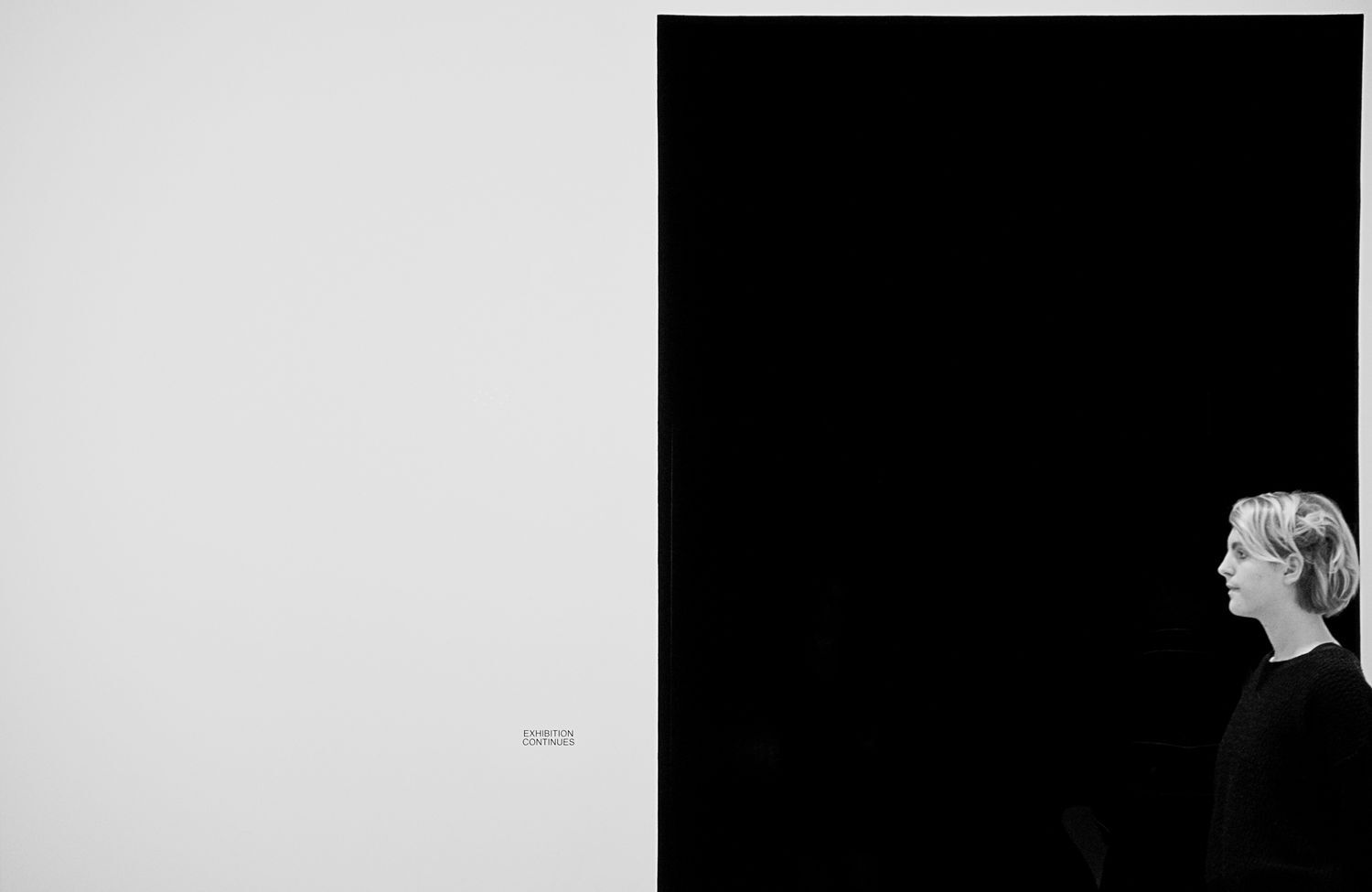 She (from an exhibition) - 1 by Laszlo Kovacs