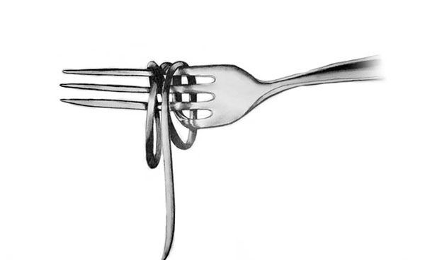 forks illustration - 1 by Ceruza kaszkadőr