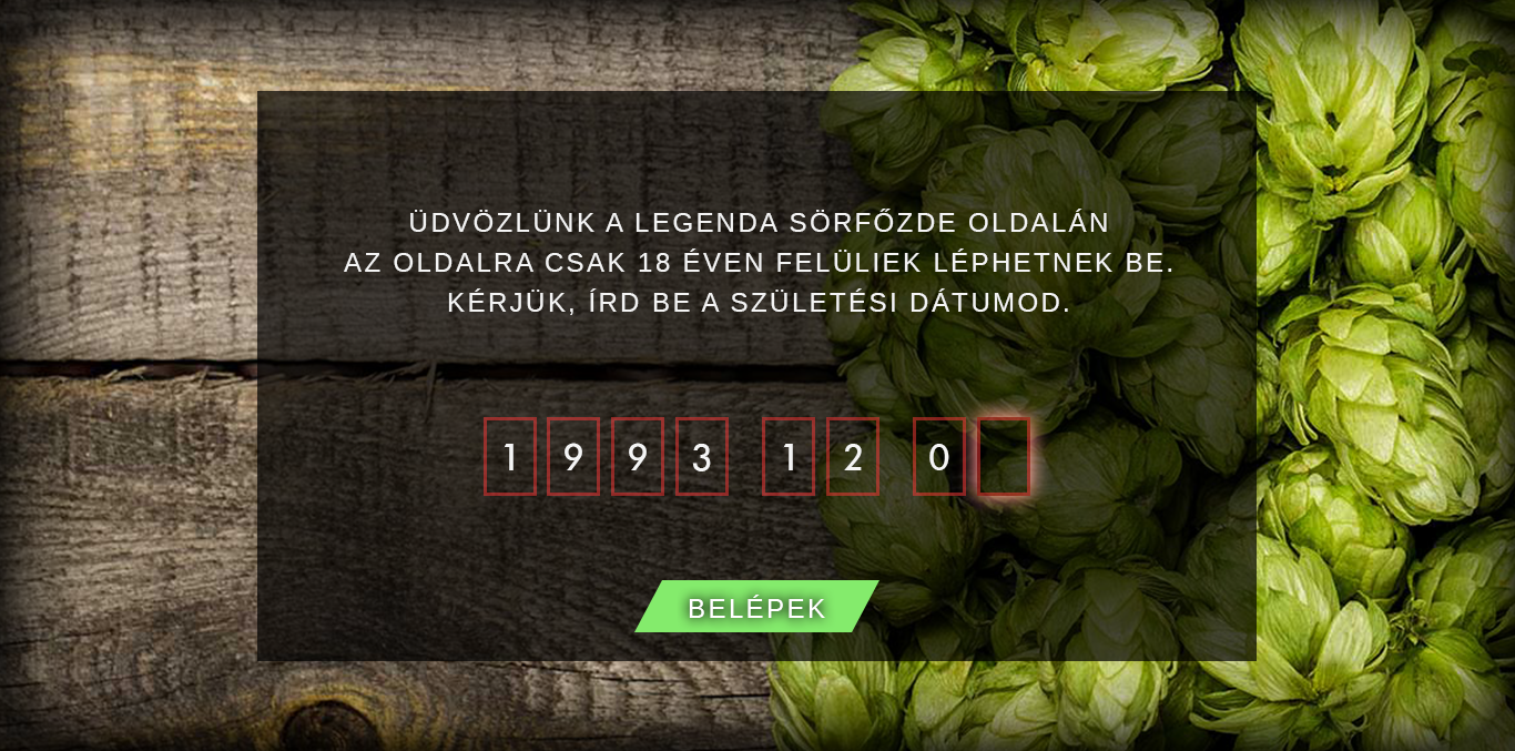 Legenda S&ouml;rfőzde - WEBDESIGN - 1 by Tokai Bal&aacute;zs