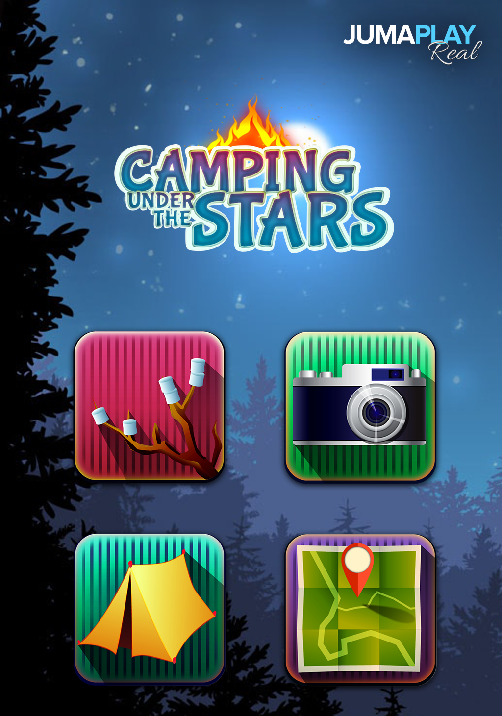 Camping under the Stars - Video Slot JumaPlay Real-től - 1 by Moln&aacute;r Nikoletta