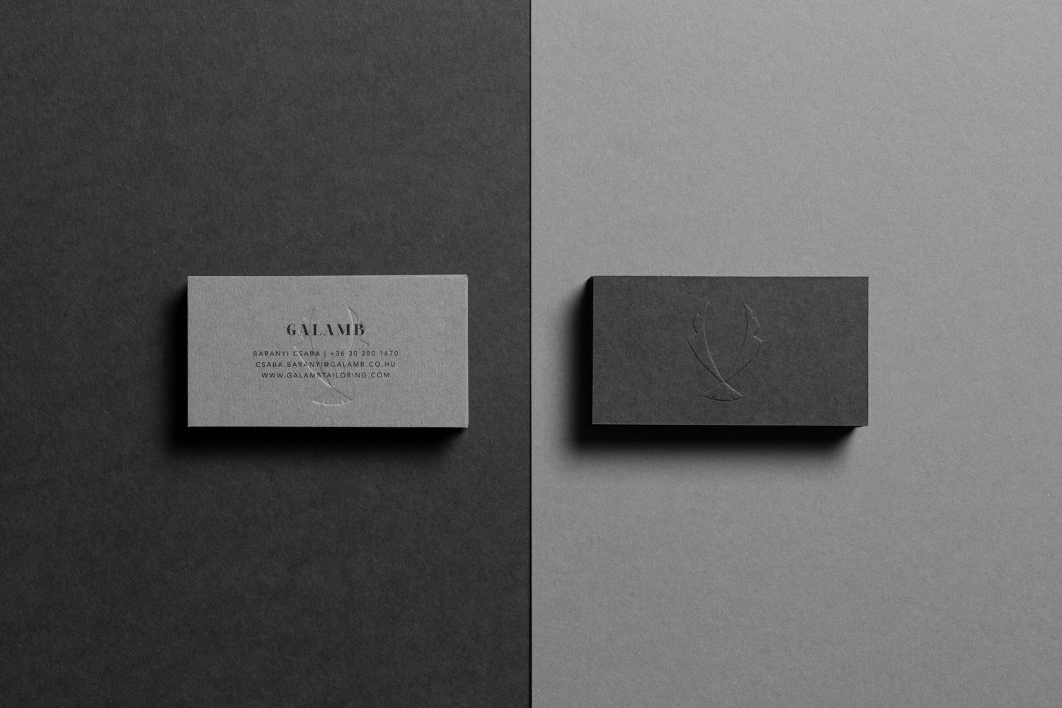 Galamb Tailoring - identity design  - 1 by DekoRatio