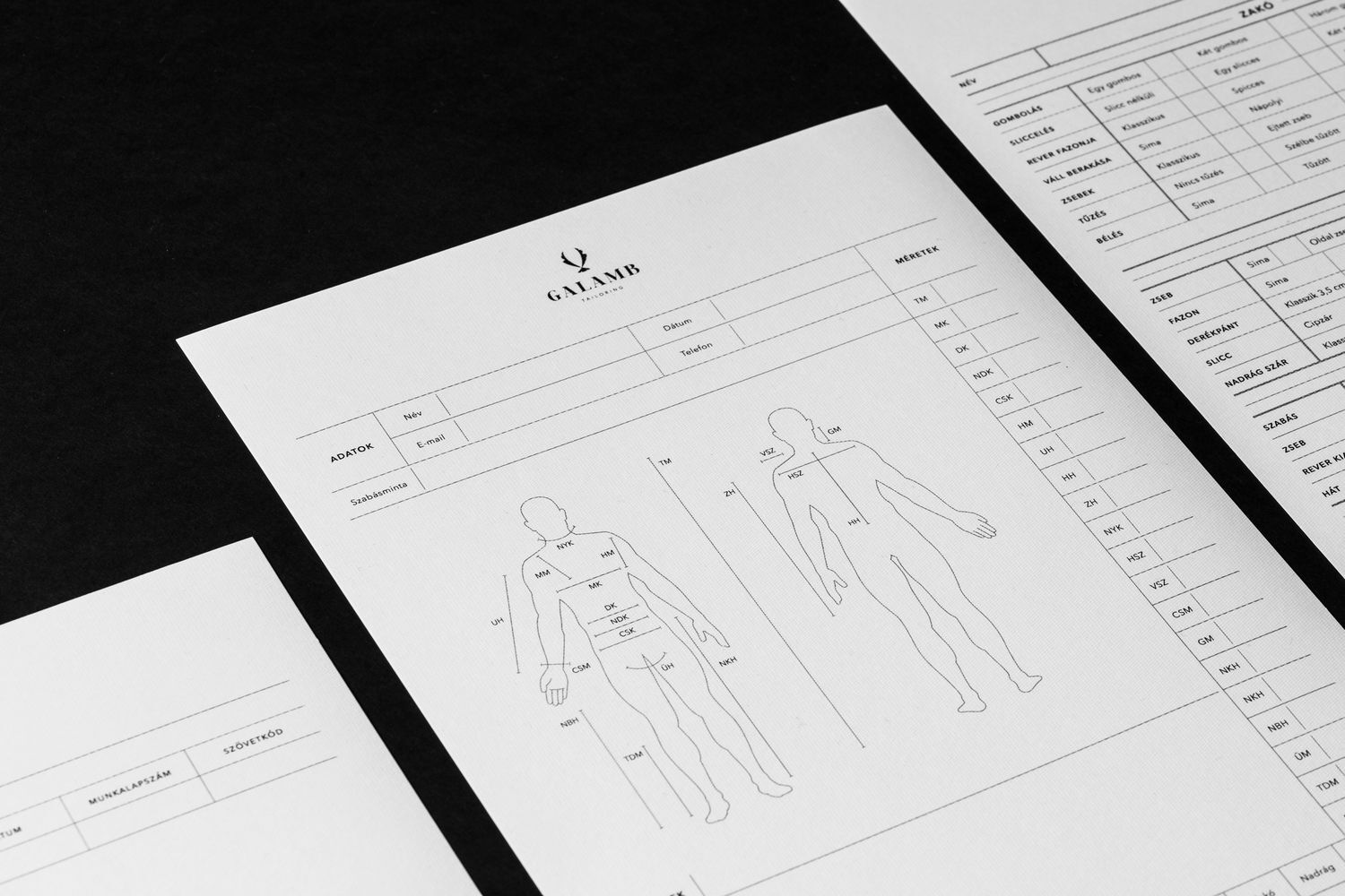 Galamb Tailoring - identity design  - 1 by DekoRatio