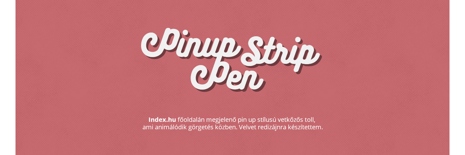 Pinup strip pen - 1 by Szarka B&aacute;lint