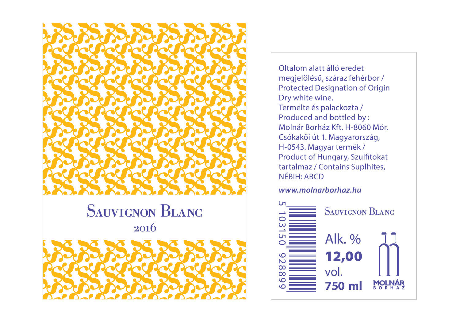 Moln&aacute;r Borh&aacute;z Dry White Wines - 1 by De&aacute;k Ferenc