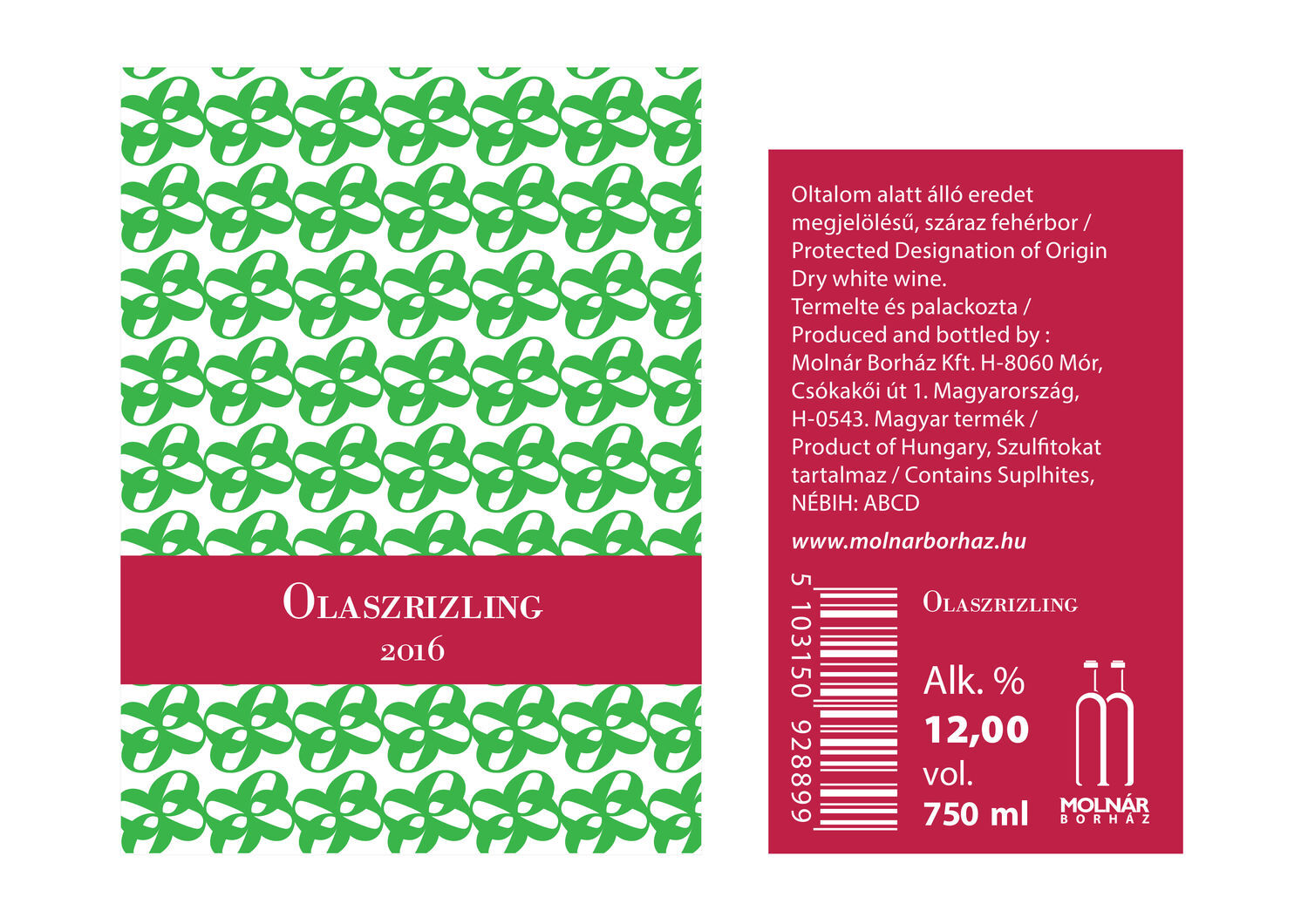 Moln&aacute;r Borh&aacute;z Dry White Wines - 1 by De&aacute;k Ferenc