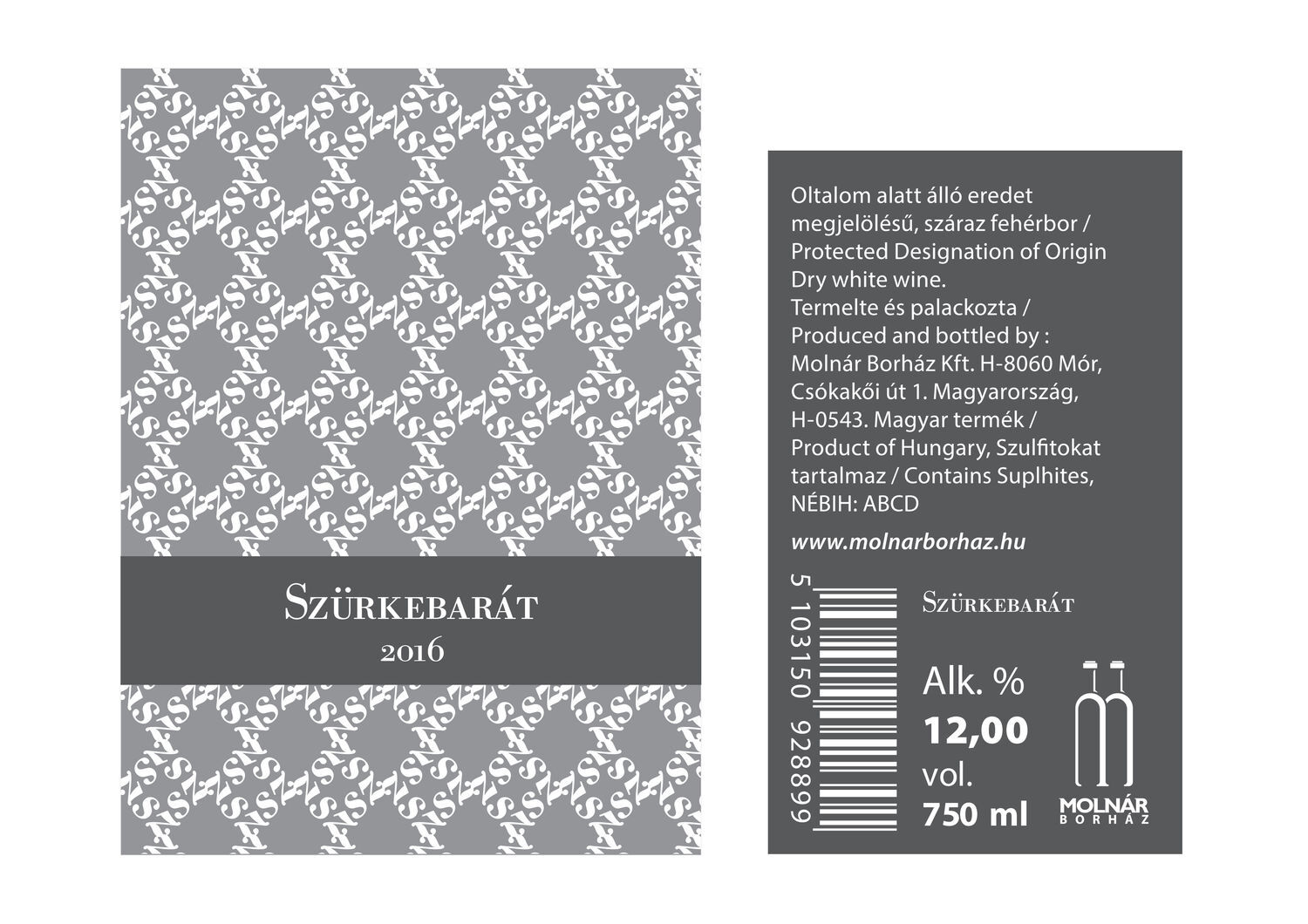 Moln&aacute;r Borh&aacute;z Dry White Wines - 1 by De&aacute;k Ferenc