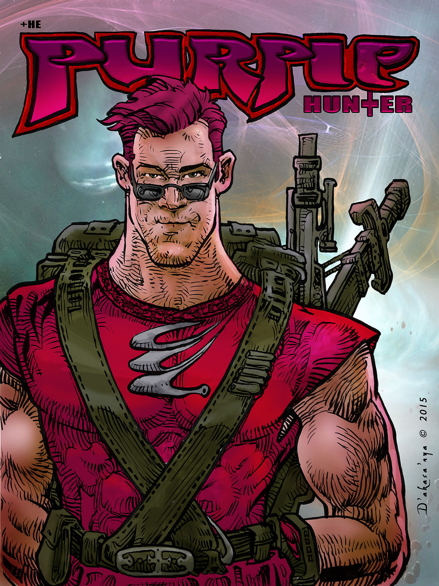 Purple Hunter Coverdesign - 1 by D'akasa'nya
