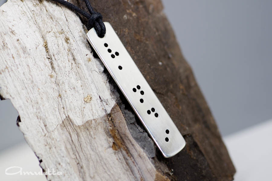 Braille &eacute;kszer / Braille jewelry - 1 by Amuletta