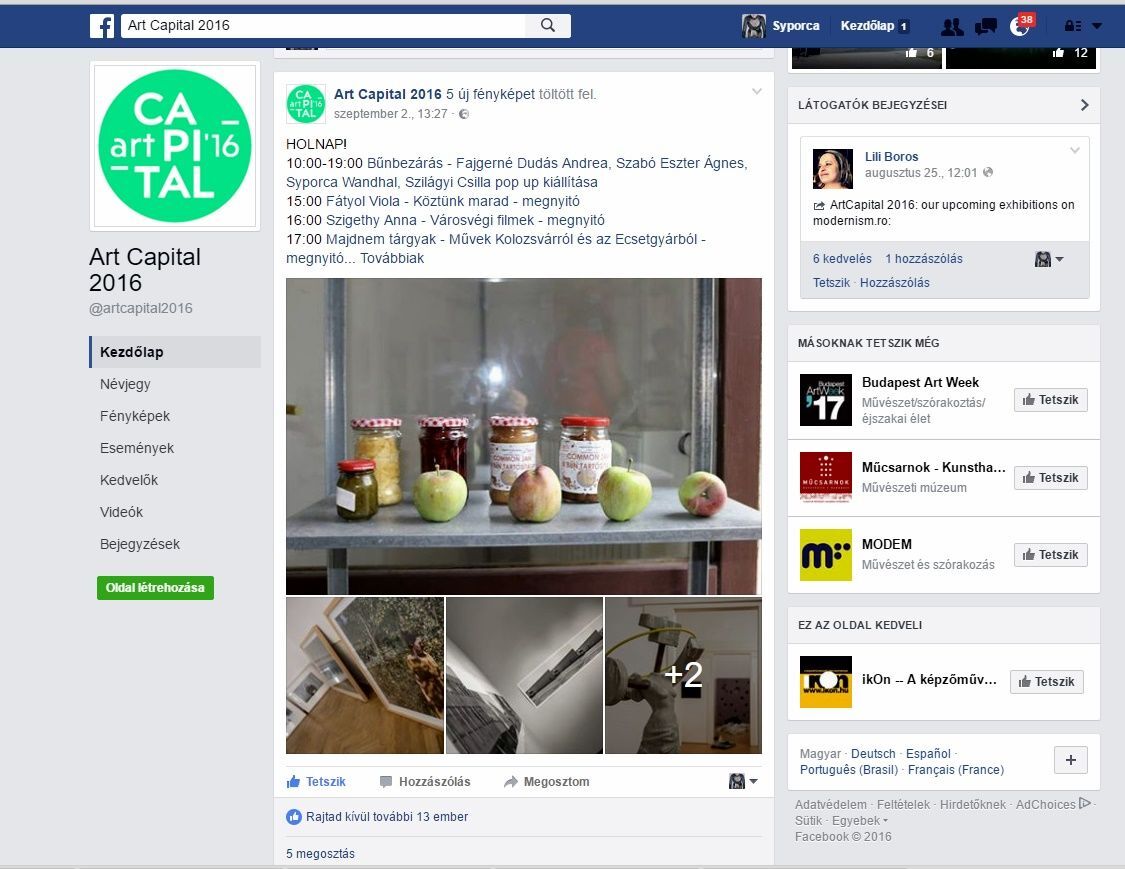 ART CAPITAL 2016. BŰNBEZ&Aacute;R&Aacute;S EAT-ART & POP UP KI&Aacute;LL&Iacute;T&Aacute;S - 1 by SYPORCA WHANDAL
