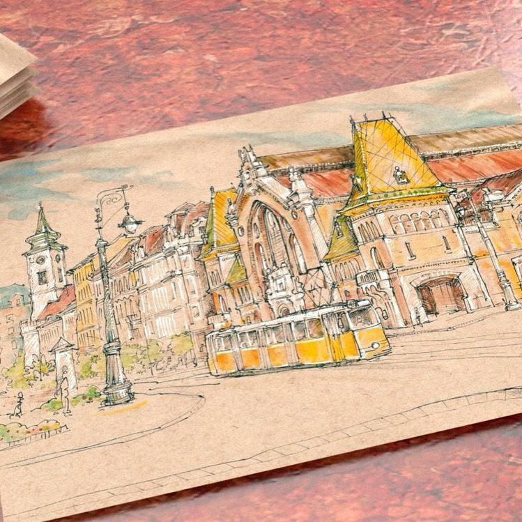 A megfestett Budapest - 1 by Szoboszlay  Andr&aacute;s