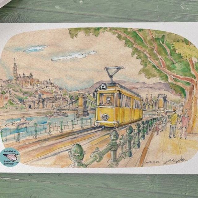 A megfestett Budapest - 1 by Szoboszlay  Andr&aacute;s