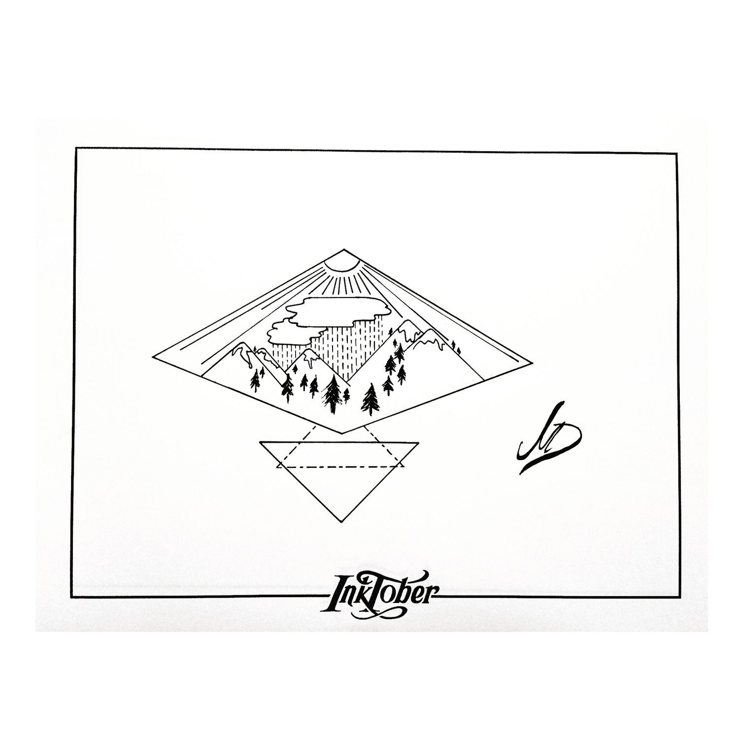 Inktober  2 O I 6 - 1 by Diana M.
