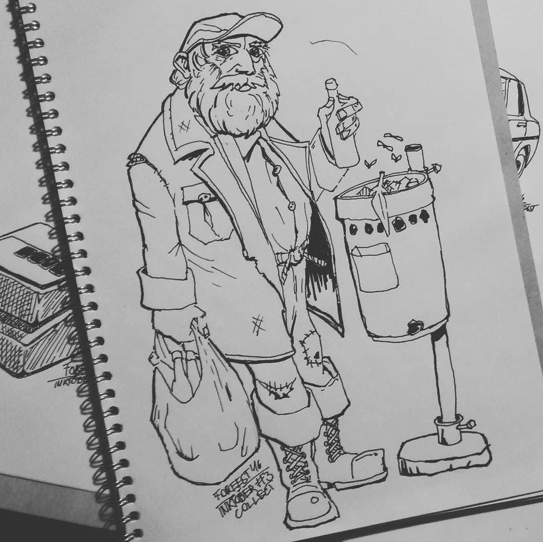 Inktober 2016 - 1 by foreest