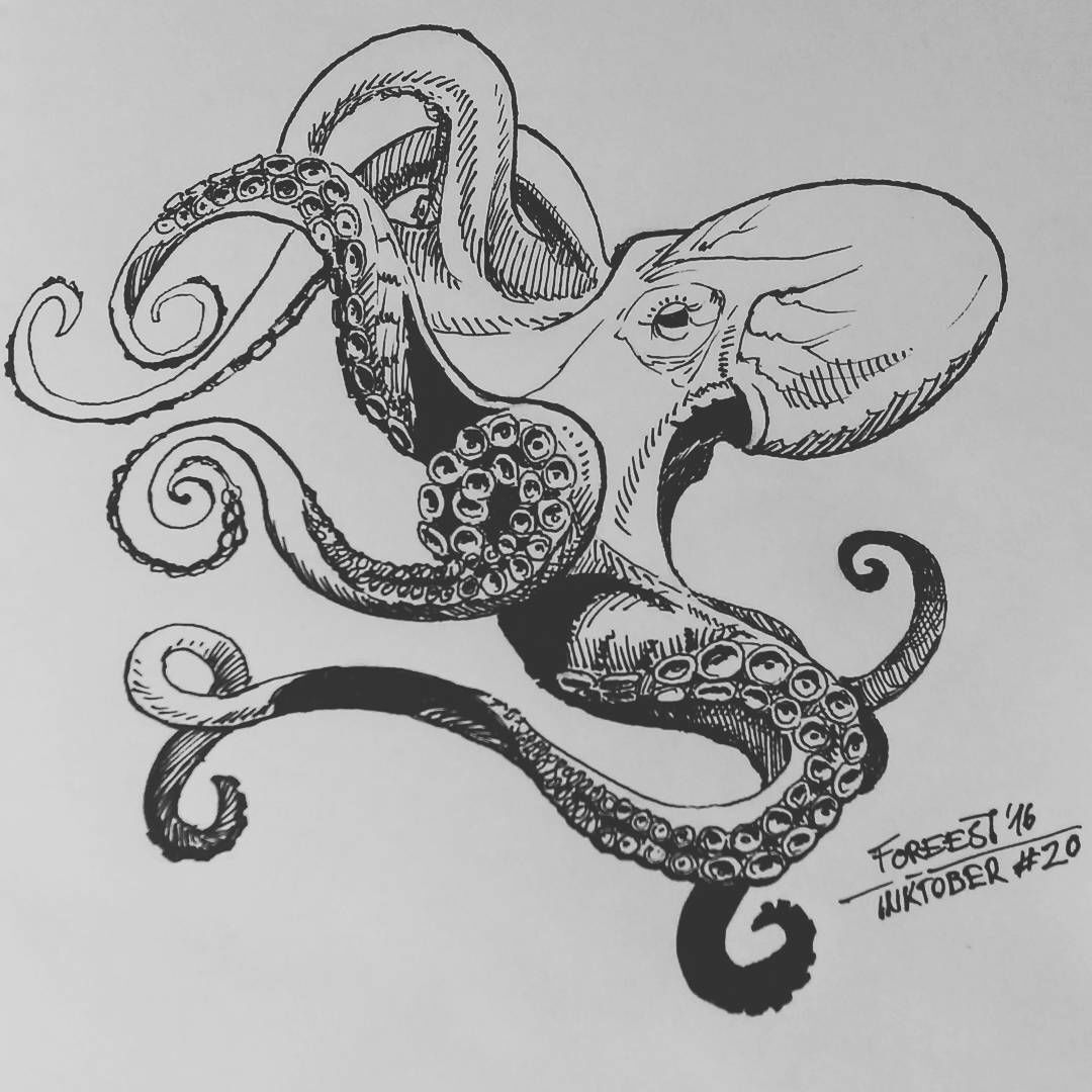 Inktober 2016 - 1 by foreest