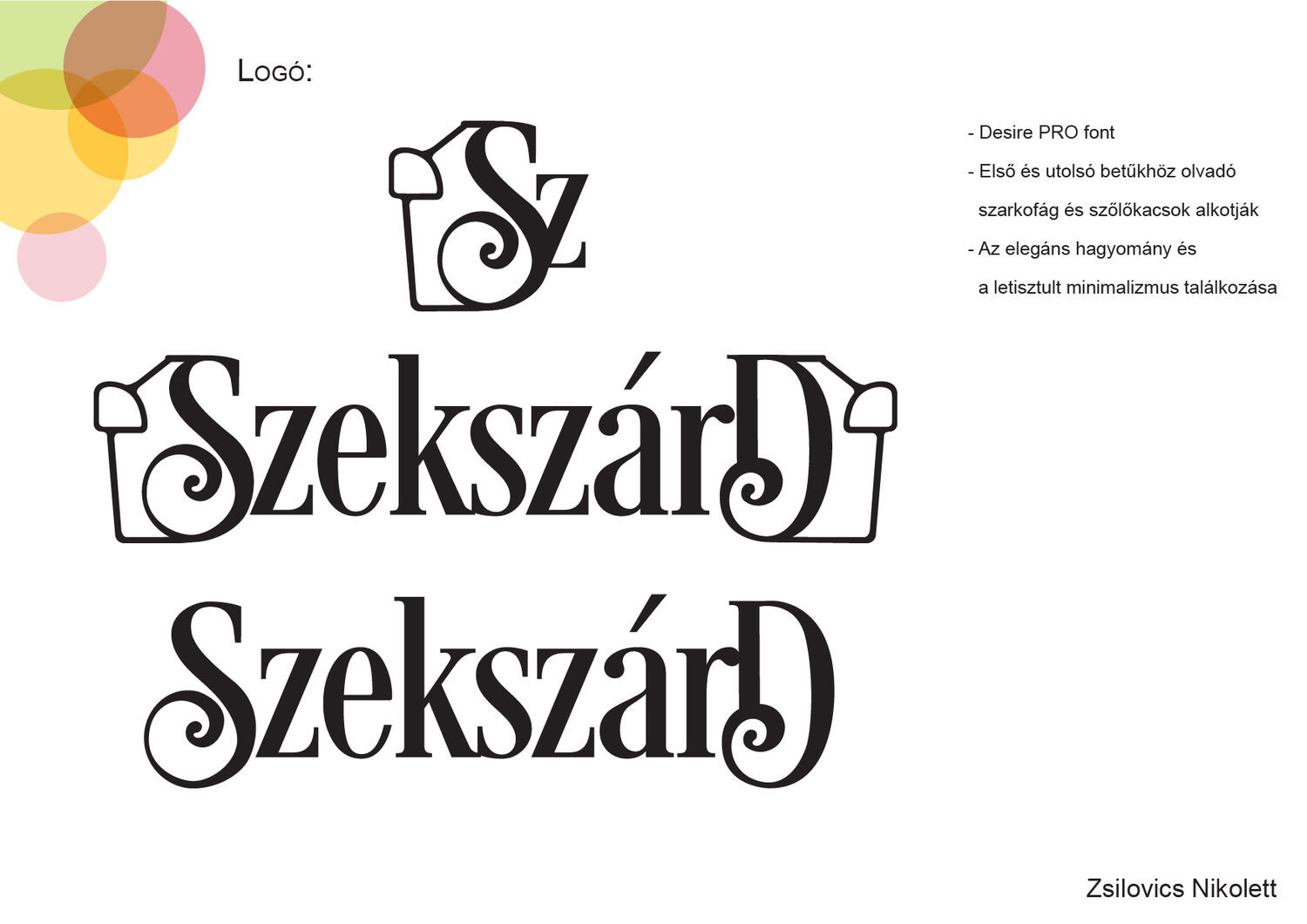 Szeksz&aacute;rd Borvid&eacute;k arculat - 1 by Zsilovics Nikolett