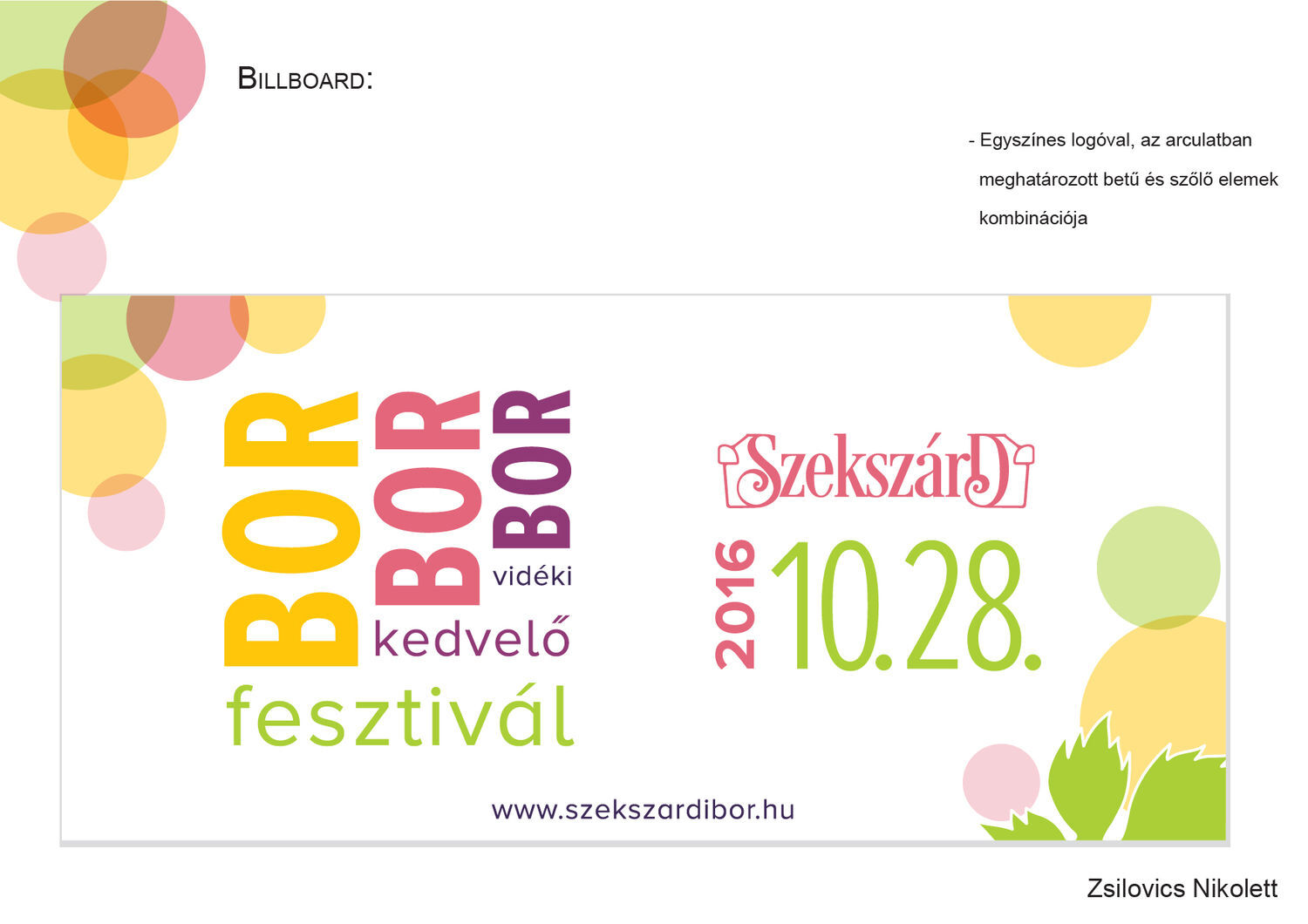 Szeksz&aacute;rd Borvid&eacute;k arculat - 1 by Zsilovics Nikolett