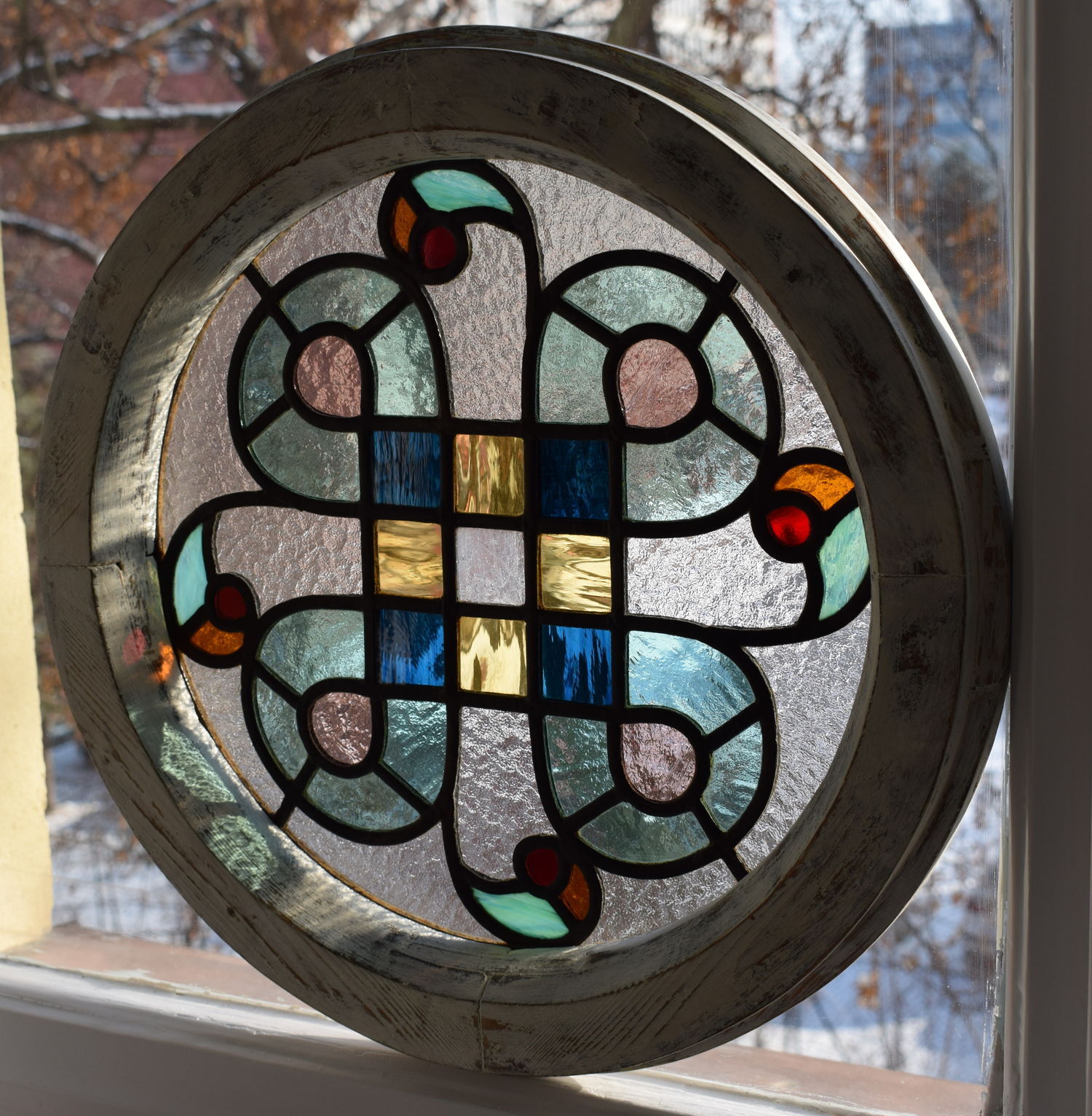 Stained glass / &Oacute;lom&uuml;veg - 1 by Vitroom