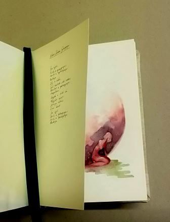 K&ouml;nyvk&ouml;t&eacute;s, illusztr&aacute;ci&oacute;, akvarell - 1 by Heidrich Fanni