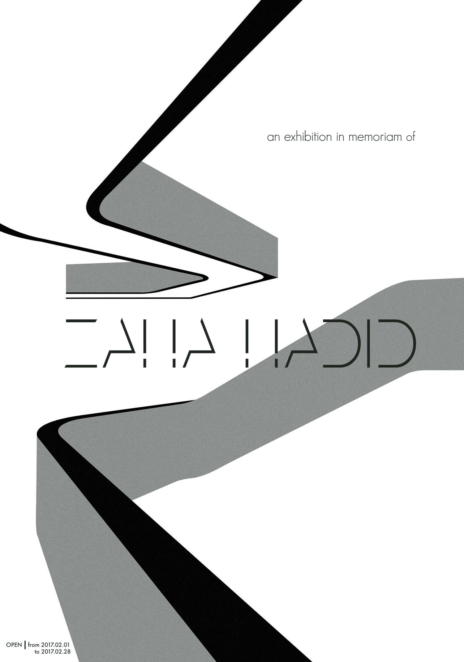 Poster - Zaha Hadid - 1 by Tokai Bal&aacute;zs