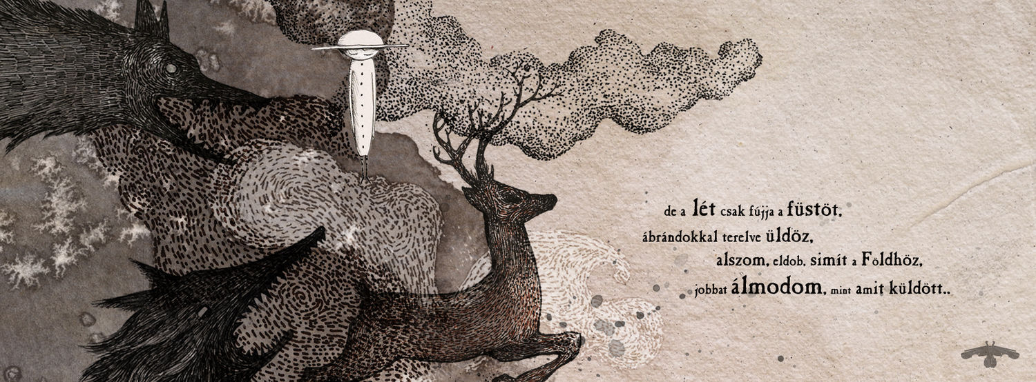 Szab&oacute; Bal&aacute;zs Band&aacute;ja: F&eacute;rcelt &aacute;lom | grafika, mozg&oacute;k&eacute;p - 1 by Kisteleki D&oacute;ra