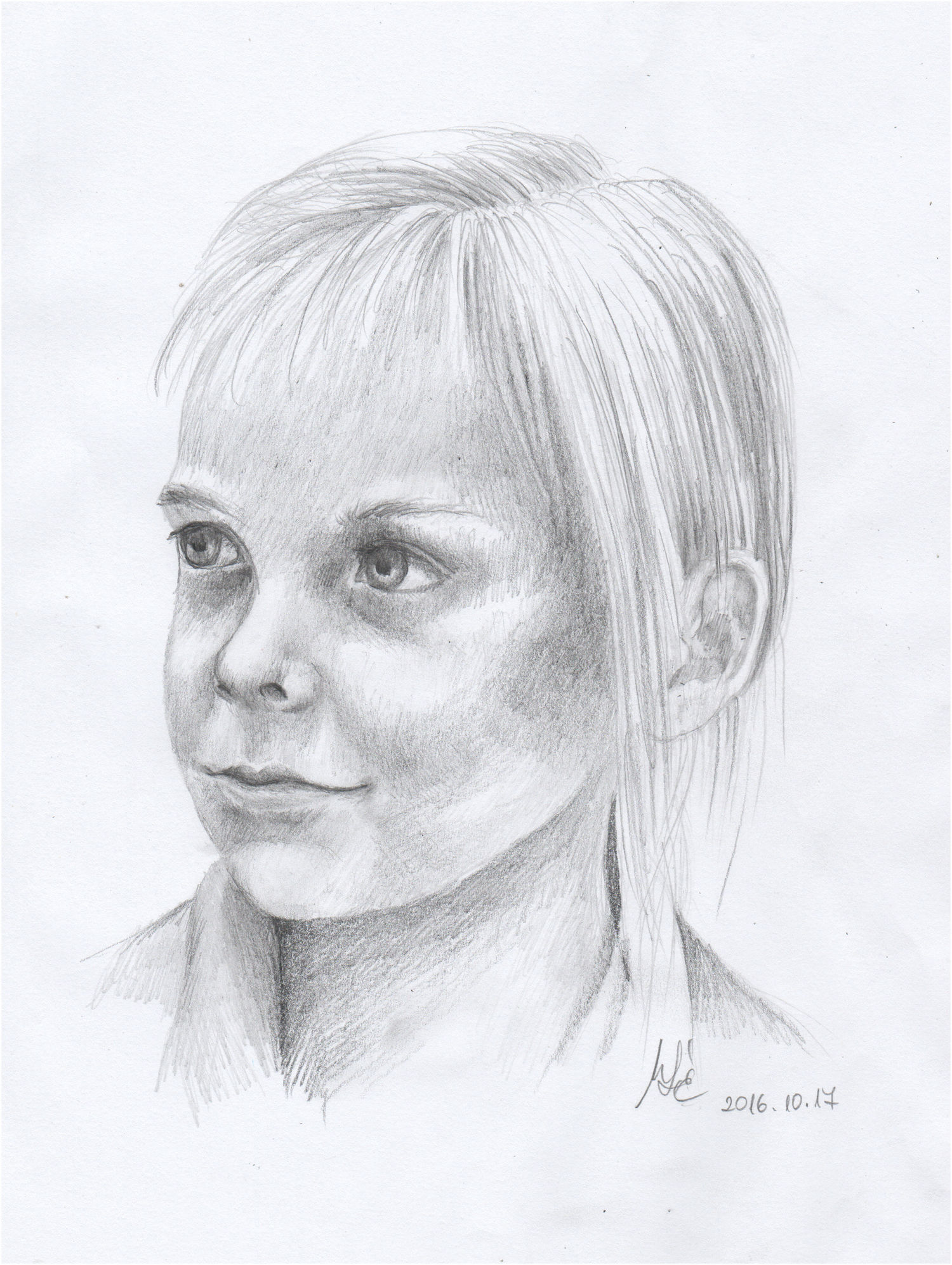 Portr&eacute; - 1 by Moln&aacute;rn&eacute; L&eacute;n&aacute;rd &Eacute;va