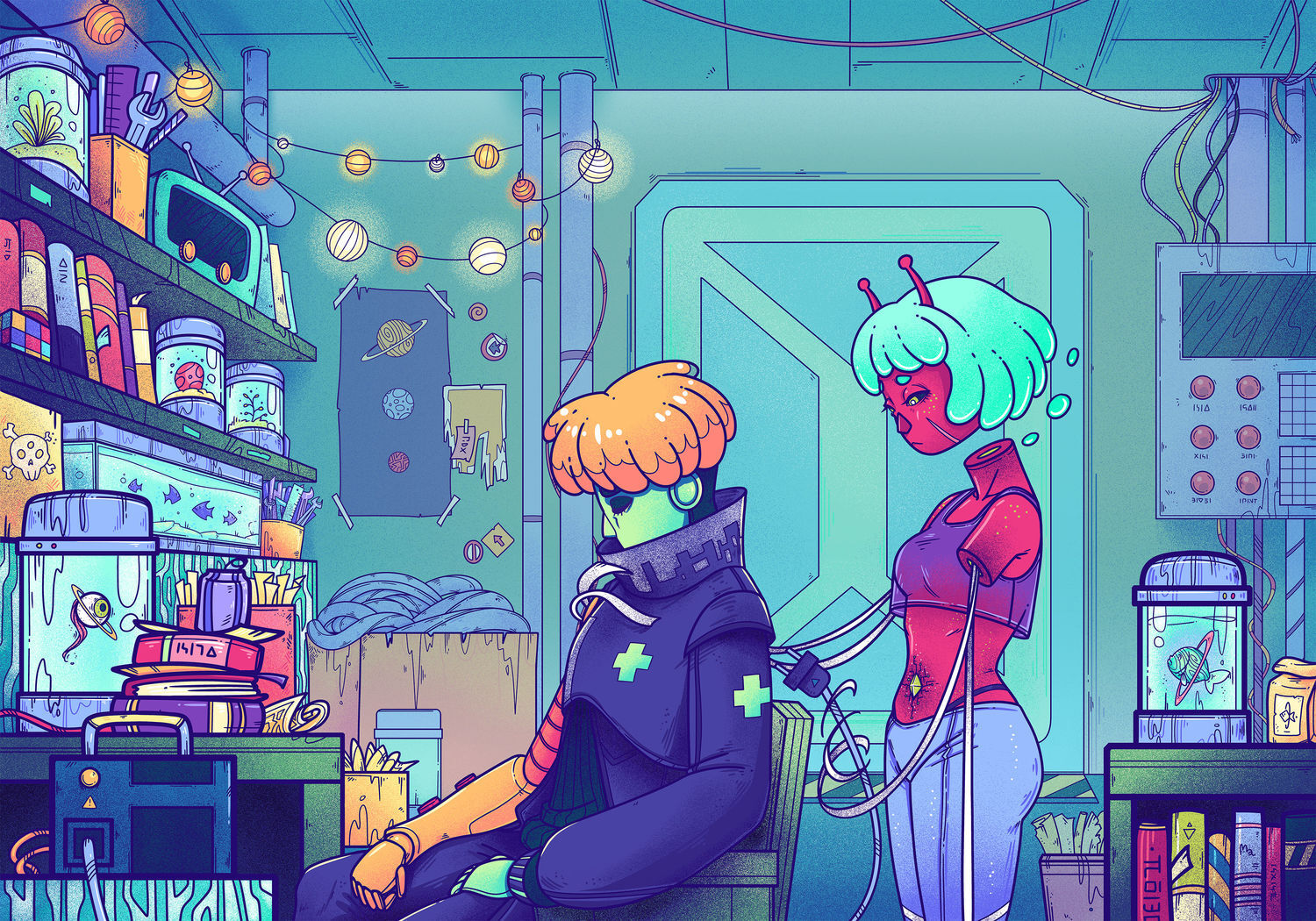 S P A C E A N - The Exhibition - 1 by Miyaou
