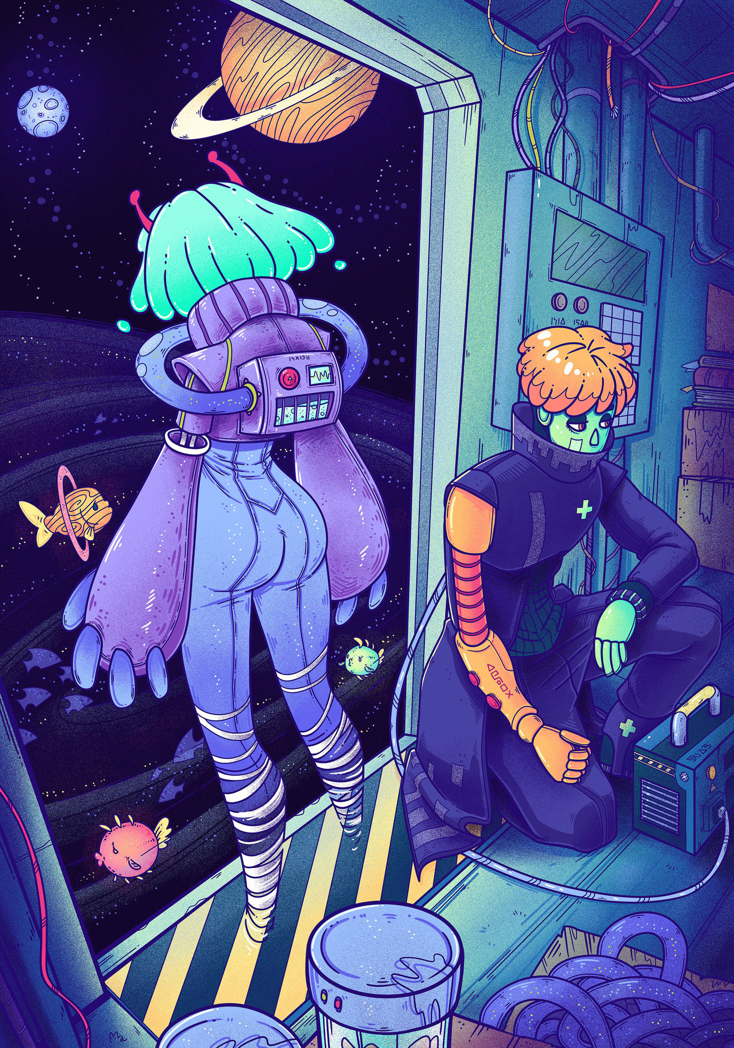 S P A C E A N - The Exhibition - 1 by Miyaou