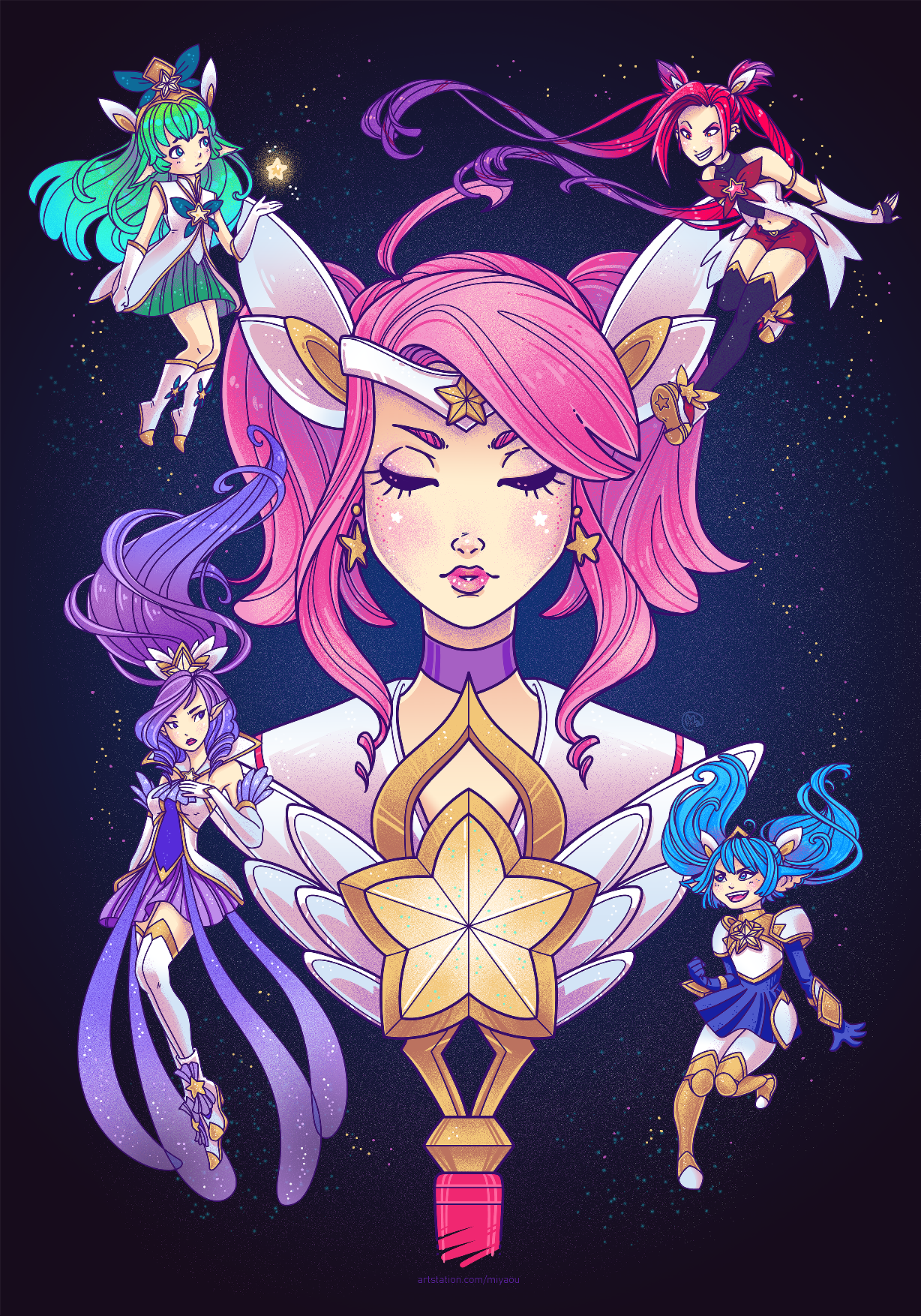 Star Guardians FanArt - 1 by Miyaou