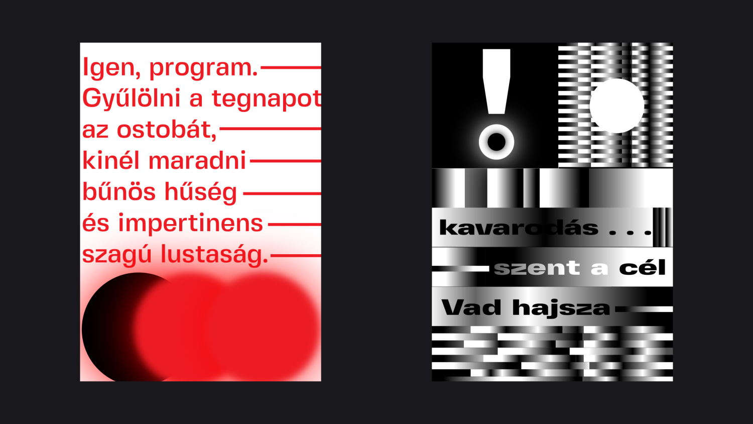 Kass&aacute;k - HOLNAP - Poster book - 1 by COMPACT studio