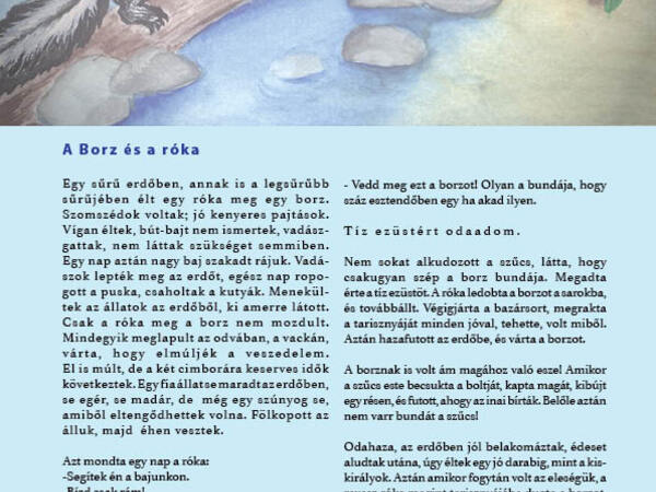 Borz mese saj&aacute;t illusztr&aacute;ci&oacute;val