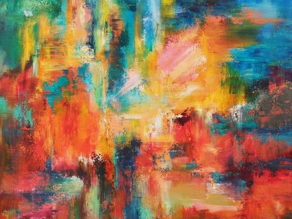 Lovely sounds  2021. akril,v&aacute;szon  100x100cm